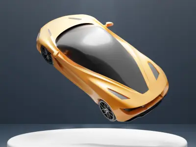 McLaren 720s Basic Model Free 3D print model