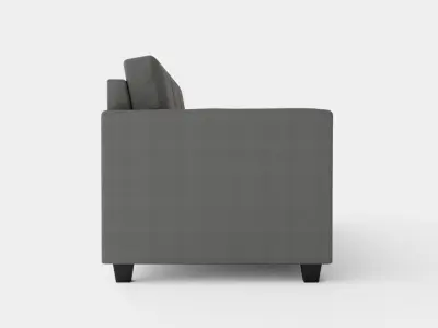 3 Seater Sofa Low-poly 3D model