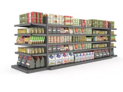 3D canned food 09 model Low-poly 3D model