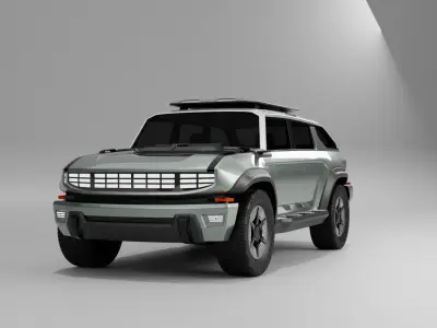 KGM-Ssang Yong- F-100 3D model