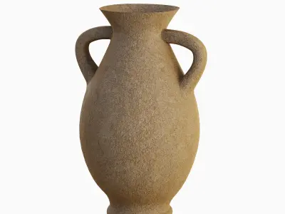 Clay Vase 02  3D model