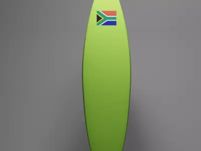 SURFBOARDING SOUTH AFRICA 3D model