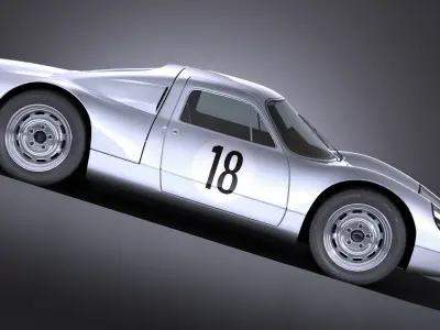 Porsche 904 Carrera GTS 1963-1965 3D model