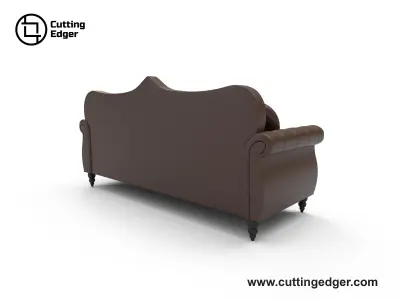 Modern Chesterfield Sofa 3D model