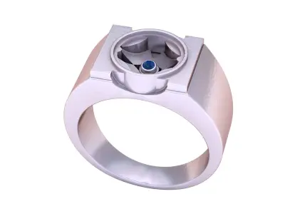 STYLISH RING PANDANT 3D PRINTABLE MODAL  3D print model