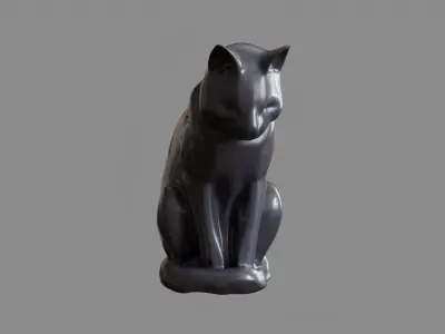 Ceramic Cat 3D model