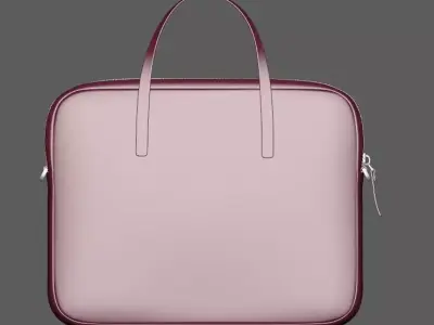 Laptop Bag 3D Model- handbag 3D model 3D model