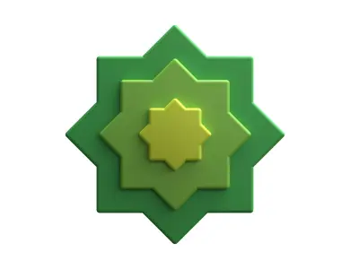 mosque decoration 3D model