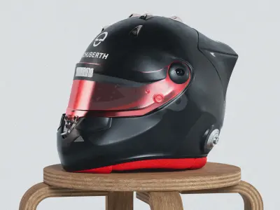 Schuberth SF4 Style Helmet - 3D Model 3D model
