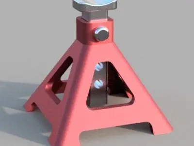Jack stand 3D print model