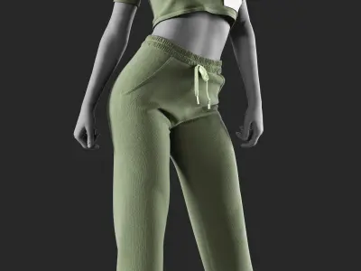 Girls Outfit 81 - Marvelous Designer 3D model