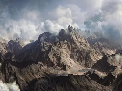 8k Summer Mountain V1 Free 3D model