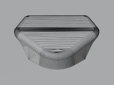  Safety belt cover cap 1J0858189C 3D print model