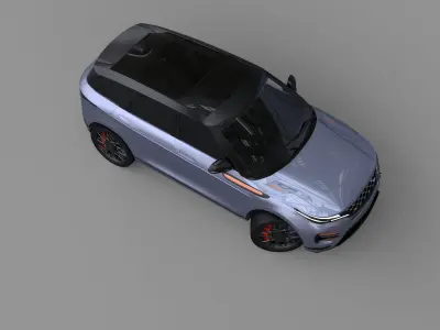 Range Rover Evoque R Dynamic 3d model Low-poly 3D model