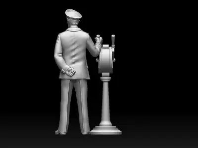 captain and Engine order telegraph 3D print model