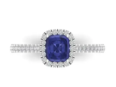 Engagement rings 3D print model shop