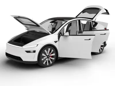 Tesla Model Y 2025 HQ 3d model 3D model