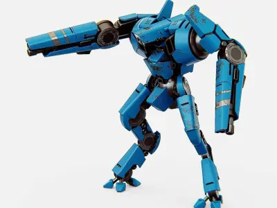BATTLE DROID DOMIAN Rigged for Unreal Engine - Unity - MIXAMO 3D model