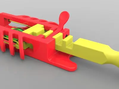 Toy Car Launcher 3D model