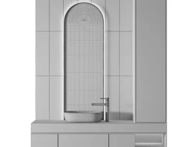 Luxury Bathroom 124 3D model