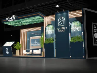 Real Estate Exhibition Stand  3D model