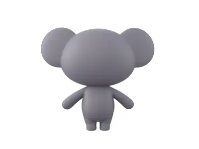 Character139 Rigged Koala 3D model