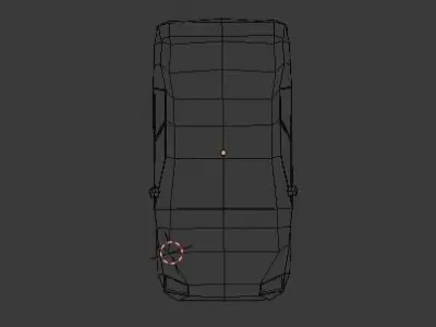 Low Poly car modell Low-poly 3D model