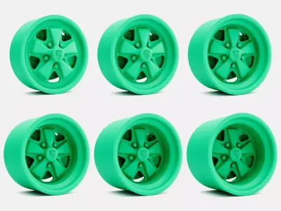 15x6 to 15x11 Fuchs Wheel and Brake 3D print model
