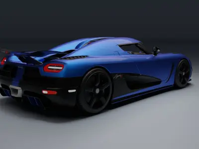 Koenigsegg Agera R Low-poly 3D model