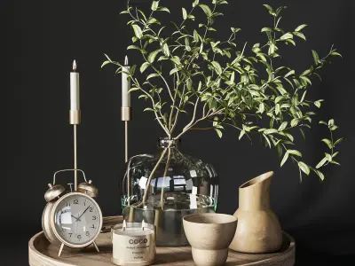 Decorative set032 3D model