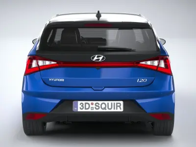 Hyundai i20 2021 3D model