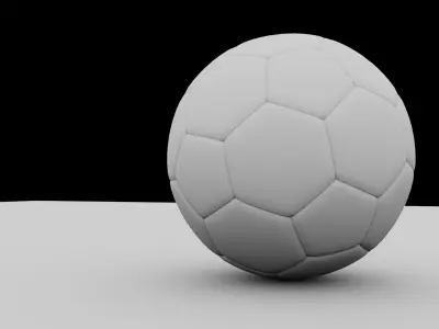 Football Soccer Low-poly 3D model
