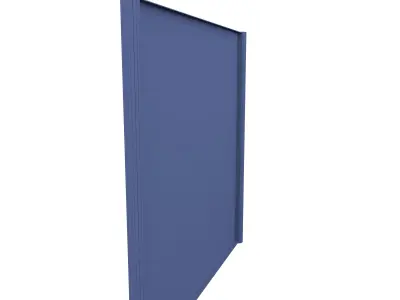 Low Poly Modular Fence 19 Low-poly 3D model