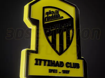 Ittihad logo - Cinematic - 3D print 3D model