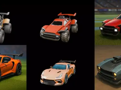 Gt one Car bundle 19 pack 100 glb 3D model