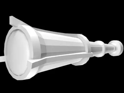 Sea Of Theives Telescope Game Ready asset Low-poly 3D model