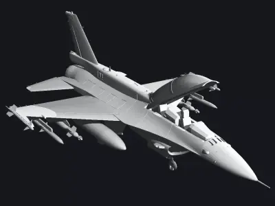 F16 block52 3D print model