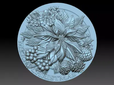 Christmas Flower 3D print model