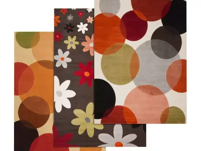 Rug Set 407 3D model