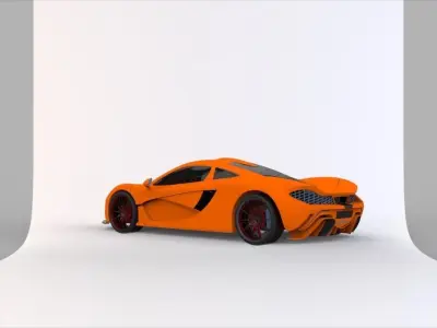 mclaren 3D model