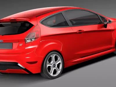 Fiesta 2013 ST 3D model