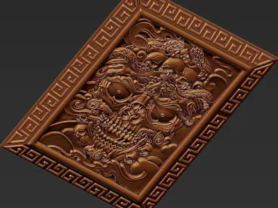 kapala skull 3D print model