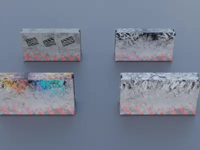 low-poly assets package for games 3D model