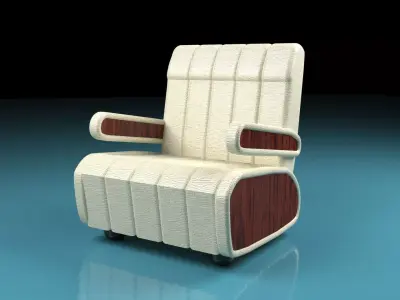 Armchair Barbosa Free 3D model