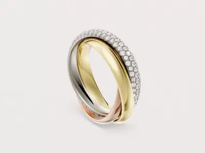 TRI - RING 3D print model