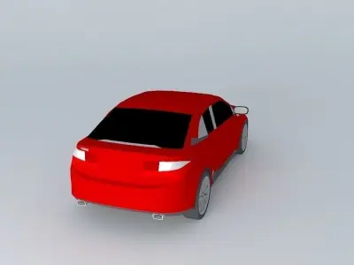 Lazor car Free 3D model