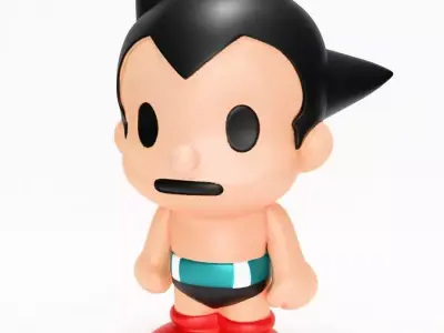 Baby Milo Astro Boy toy 3D print model