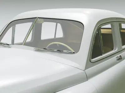 Gaz M20 Pobeda  Warszawa M20 3D model