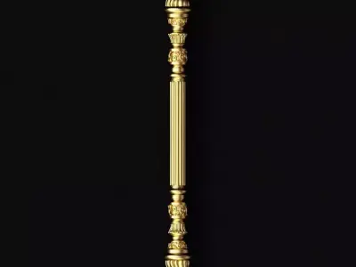 baluster 3D model purchase