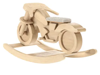 Leanne Ford Motorcycle Ride On 3D model